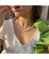 Фото #2 товара Подвеска Joey Baby Жемчужины пресноводные с стеклянными бусинами - цветной янтарь 17" для женщин