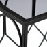 Мебель для прихожей 90 x 35 x 80 cm Стеклянный Чёрный Металл (2 штук)