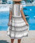 ფოტო #3 პროდუქტის Women's Boho Sleeveless Ruffled Midi Beach Dress