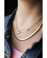 Rhodium Cubic Zirconia Encrusted Safety Pin Chain Necklace