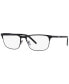 Фото #1 товара Оправа PRADA pR66YV Men's Pillow Eyeglasses