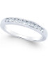 ფოტო #1 პროდუქტის Diamond Band Ring (1/4 ct. t.w.) in 14k White Gold
