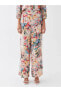 Фото #12 товара Брюки женские LC WAIKIKI Classic с широкими низами, цветочным узором