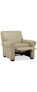 Фото #1 товара Orid 36" Leather Roll Arm Pushback Recliner, Created for Macy's