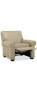 Orid 36" Leather Roll Arm Pushback Recliner, Created for Macy's