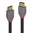 Фото #7 товара Lindy 0.5m High Speed HDMI Cable - Anthra Line - 0.5 m - HDMI Type A (Standard) - HDMI Type A (Standard) - 4096 x 2160 pixels - 18 Gbit/s - Black - Grey