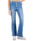 Фото #1 товара Juniors' Curvy High-Rise Flare-Leg Jeans