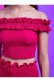 Фото #15 товара Блузка Crop с открытыми плечами Koton Madonna Yaka