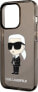 Karl Lagerfeld Etui Karl Lagerfeld KLHCP14LHNIKTCK Apple iPhone 14 Pro czarny/black hardcase Ikonik Etui Karl Lagerfeld