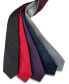ფოტო #5 პროდუქტის Men's Silver-Spun Solid Tie