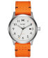 Field II Men's Orange Nylon Watch 41mm