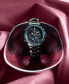 ფოტო #3 პროდუქტის Men's Radio Sync Solar Chronograph Coutura Black Stainless Steel Bracelet Watch 44.5mm