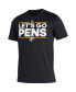 Фото #3 товара Men's Black Pittsburgh Penguins Dassler Creator T-shirt