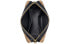 Фото #6 товара Сумка для женщин Coach Rowan 27 бостонский чехол из холста с кожаными деталями, большая, светло-коричневая с черным краем 83607-IMCBI
