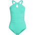 Фото #14 товара Women's High Neck to One Shoulder Multi Way One Piece Swimsuit