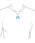 ფოტო #2 პროდუქტის Boho Tribal Style Horn Italian Crescent Luna Waning Half Moon Pendant Necklace For Women Sterling Silver