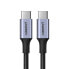Фото #1 товара Kabel przewód USB-C - USB-C Power Delivery Quick Charge 1m - szary