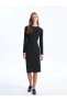 Фото #2 товара Платье длинное с прямым воротником LC WAIKIKI Vision для женщин