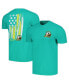 Фото #1 товара Men's Green Oregon Ducks Baseball Flag Comfort Colors T-Shirt