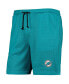 ფოტო #5 პროდუქტის Men's Aqua Miami Dolphins Colorblock Mesh V-Neck and Shorts Set