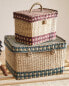 Фото #7 товара Seagrass basket with lid