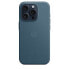 Фото #2 товара Чехол Apple FineWoven Case mit MagSafe для iPhone 15 Pro, синий