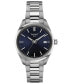 Unisex Swiss PR 100 Stainless Steel Bracelet Watch 34mm