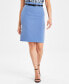 Фото #6 товара Women's Belted High-Waisted Pencil Skirt