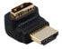 Фото #1 товара Techly IADAP-HDMI-L - HDMI - HDMI - Black