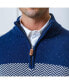ფოტო #2 პროდუქტის Men's Half Zip Pullover Sweater