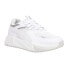 Фото #2 товара Puma RsPulsoid Metallic Lace Up Womens White Sneakers Casual Shoes 39320701