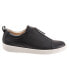 Фото #1 товара Trotters Anika T2173-001 Womens Black Leather Lifestyle Sneakers Shoes 9.5