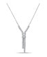 ფოტო #1 პროდუქტის Cubic Zirconia Infinity Frontal Drop Adjustable Necklace (6.6 ct. t.w.) in 18K Sterling Silver or Sterling Silver
