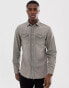 Фото #1 товара Jack & Jones slim fit denim shirt in grey wash