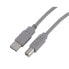 Sharkoon 4044951015290 - 0.5 m - USB A - USB B - USB 2.0 - Male/Male - Grey