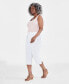 Фото #7 товара Women's Mid-Rise Comfort Waist Capri Pants, Created for Macy's