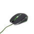 Фото #1 товара Gembird MUSG-001-G - Ambidextrous - USB Type-A - 2400 DPI - Black - Green