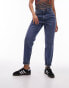 Фото #1 товара Topshop Hourglass Oringinal high rise Mom jeans in mid blue