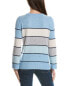 Фото #2 товара Forte Cashmere Wide Stripe Cashmere Pullover Women's