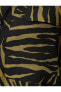 Фото #44 товара Crop Gömlek Zebra Desenli Kapaklı Cepli Düğmeli Uzun Kollu