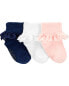 Фото #32 товара Baby 3-Pack Lace Cuff Socks 3-12M