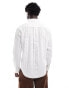 GANT seersucker self stripe shirt in white