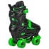 Фото #2 товара Roller Derby Green Wire Kids' Inline-Quad Combo Skates - Black/Green (2-12)