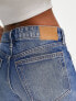 Weekday Ample low rise baggy jeans in novel blue