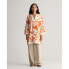 GANT Rel Palm Print Caftan Long Sleeve Blouse