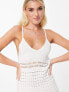 Фото #3 товара ASOS DESIGN crochet mini dress in white