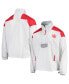 ფოტო #2 პროდუქტის Men's White Nebraska Huskers Santa Ana Anorak Quarter-Zip Jacket