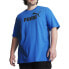 Фото #1 товара Puma Essentials Heather Crew Neck Short Sleeve T-Shirt & Tall Mens Blue Casual