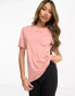 Berghaus Boyfriend t-shirt with central logo in pink