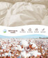 Фото #7 товара Cotton Goose Down Feather Fiber Comforter, California King